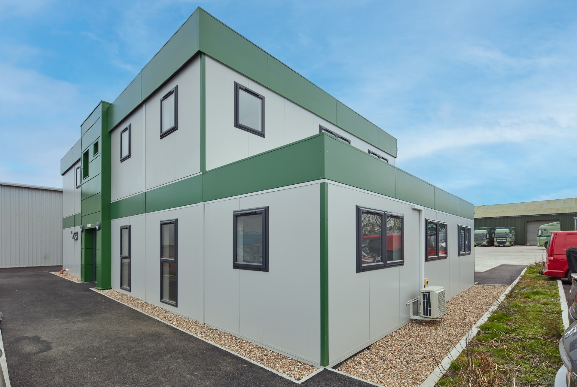 image of a two-storey office building