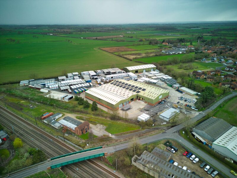 Image of WRB site from above